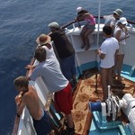 people on the boat