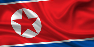 Flag of North Korea Nordkorea Fahne Flagge