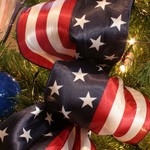 American christmas ribbon