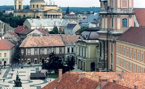 Город Эгер в Венгрии