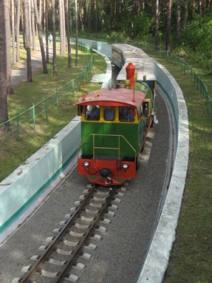 Детская железная дорога в Новосибирске