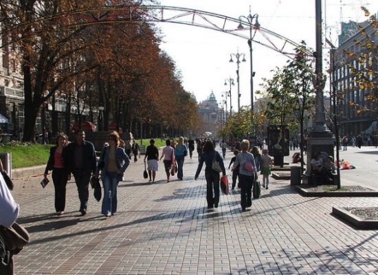 Крещатик, старейшая улица в Киеве