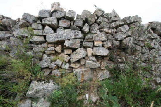 Стена Курыканского городища
