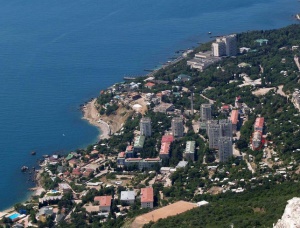 Курортный поселок Форос в Крыму