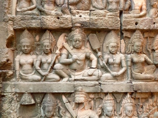 Ангкор-Ват, барельефы