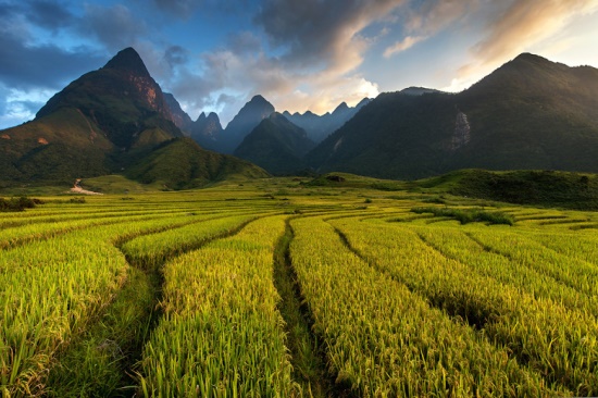 Долина горы Фансипан во Вьетнаме