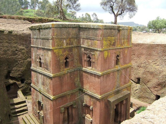 скальные церкви в Эфиопии
